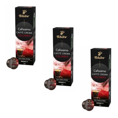 Kapsułki TCHIBO Cafe Crema Columbia Andino do ekspresu Tchibo Cafissimo (30 szt.)