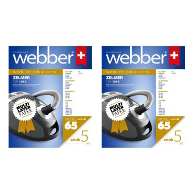 Worek do odkurzacza WEBBER 65 (10 sztuk)