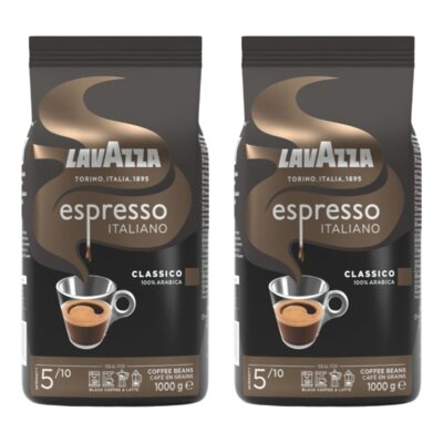 Kawa ziarnista LAVAZZA Espresso Classico 2 x 1 kg