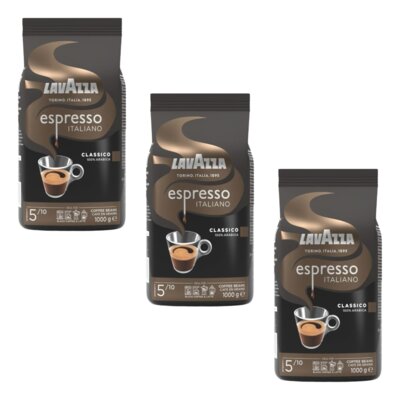 Kawa ziarnista LAVAZZA Espresso Classico 3 x 1 kg