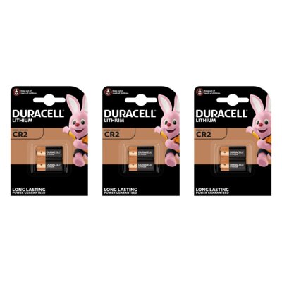 Baterie CR2 DURACELL Lithium (6 szt.)