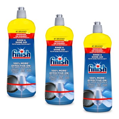 Nabłyszczacz do zmywarek FINISH Shine Protect Cytrynowy 3 x 800 ml
