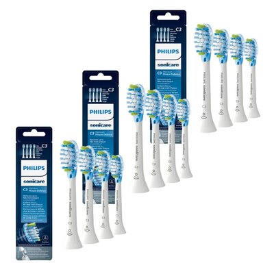 Końcówka szczoteczki PHILIPS Sonicare C3 Premium Plaque Defence HX9044/17 Biały (12 szt.)