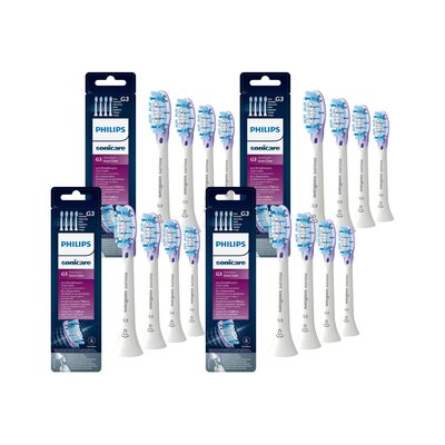 Oryginalne końcówki Philips Sonicare G3 HX9054/17 Miękkie włókna (16 szt.) (Zdrowsze dziąsła)