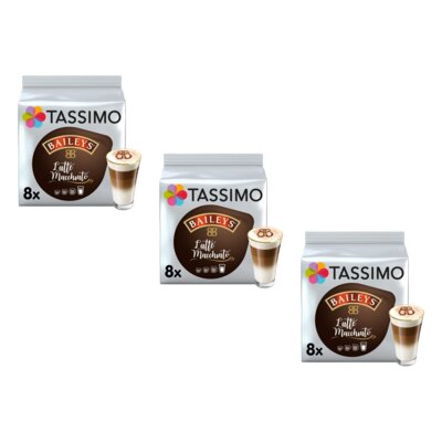 Kapsułki TASSIMO Jacobs Latte Macchiato Baileys do ekspresu Bosch Tassimo (24 szt.)