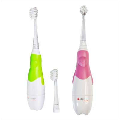 Szczoteczka soniczna MERIDEN Kiddy + Szczoteczka soniczna MERIDEN Kiddy Pink