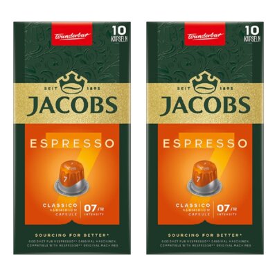 Kapsułki JACOBS Espresso Classico 7 do ekspresu Nespresso (20 szt.)