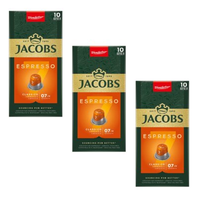 Kapsułki JACOBS Espresso Classico 7 do ekspresu Nespresso (30 szt.)