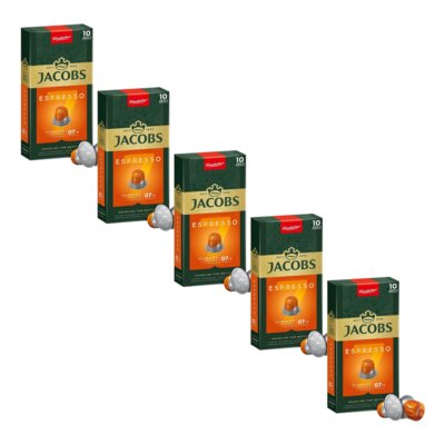 Kapsułki JACOBS Espresso Classico 7 do ekspresu Nespresso (50 szt.)