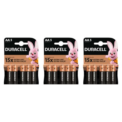 Baterie AA LR6 DURACELL Basic (15 szt.)
