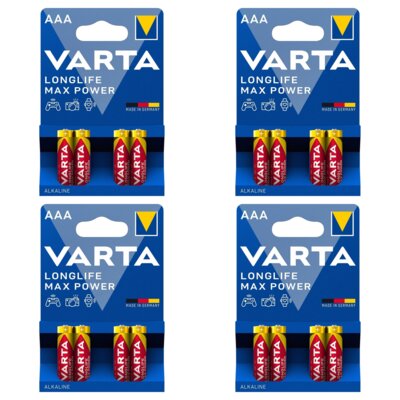 Baterie AAA LR3 VARTA Longlife Max Power (16 szt.)