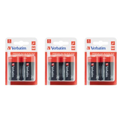 Baterie D LR20 VERBATIM Premium (6 szt.)