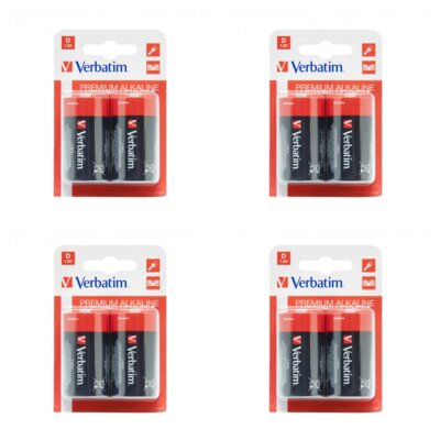 Baterie D LR20 VERBATIM Premium (8 szt.)