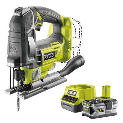 Wyrzynarka RYOBI R18JS7-0 ONE+ + Akumulator RYOBI RC18120-150 5Ah 18V + Ładowarka